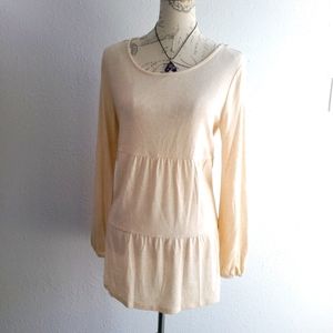 LAUREN CONRAD Cream Top